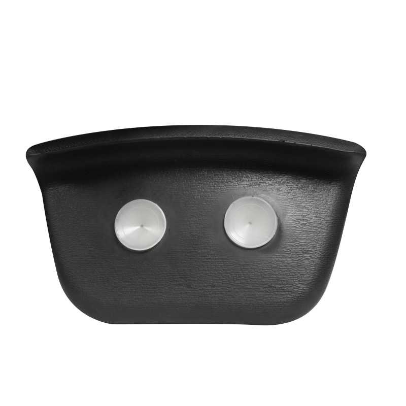 Appui-tête noir pour spa avec fixation à ventouses 27 x 15 x 6,5 cm