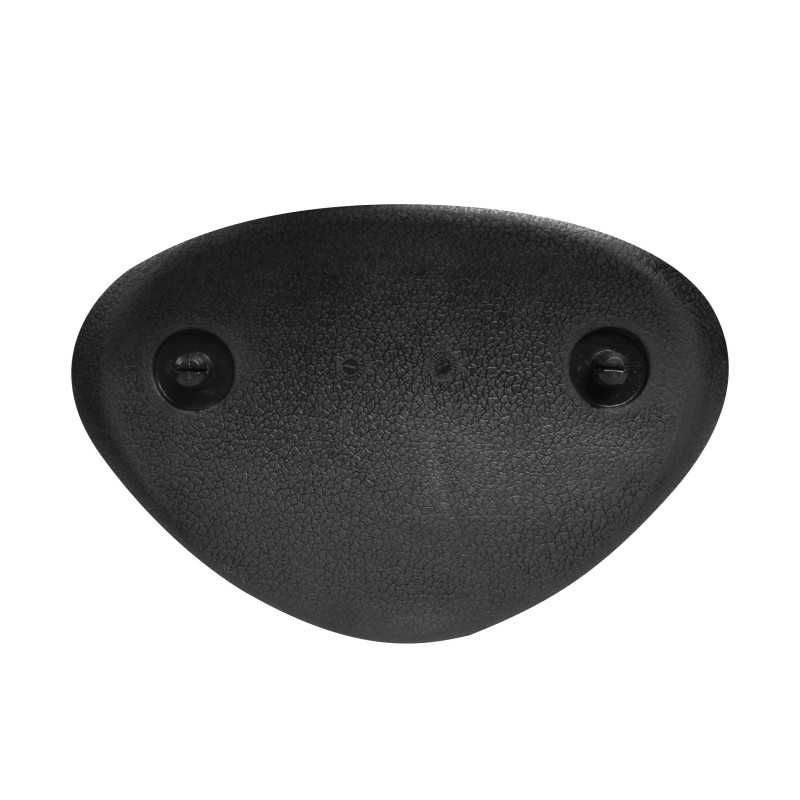 Appui-tête noir pour spa avec fixation à clips 23 x 14,5 x 4,5 cm