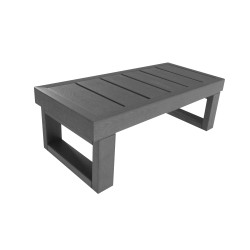 Escalier 1 marche - composite gris