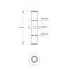 Raccord de jonction 3/4"
