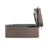 Lève-couverture seul avec assistance hydraulique, fixation sur le panneau