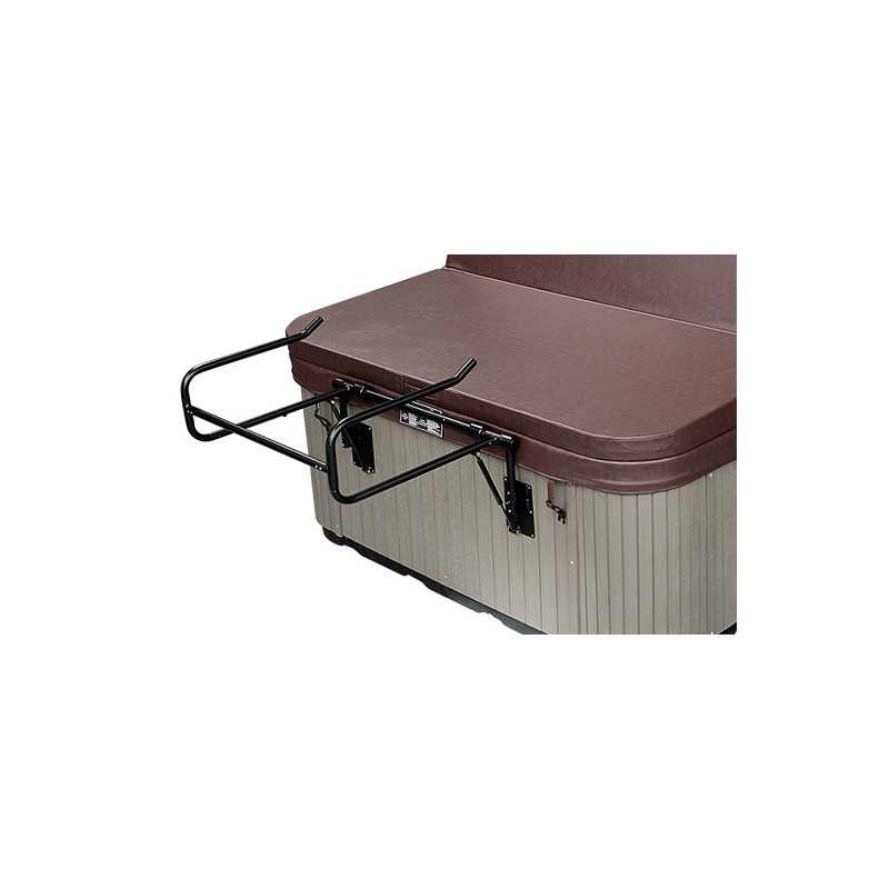 Lève-couverture CADDY pliable pour couverture de spa avec assistance hydraulique et fixation sur panneau