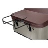 Lève-couverture CADDY pliable pour couverture de spa avec assistance hydraulique et fixation sur panneau