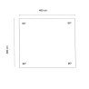 Liner 70/100 carré 460 x 460 x 144 cm cote intérieur Waterclip | Avospas