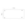 Liner 70/100 rectangulaire 770 x 460 x 144 cm cote intérieur Waterclip | Avospas