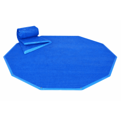 Couverture à bulle été bleue 677 x 477 cm - Piscine ITHAQUE Water'clip | Avospas