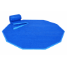 Couverture à bulle été bleue 895 x 477 cm - Piscine MYCONOS Water'clip | Avospas