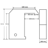 Bloc skimmer PVC sans éclairage - Piscine Water'clip | Avospas