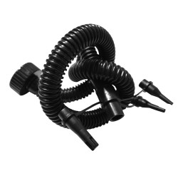 Tuyau de Gonflage pour Spa Gonflable - Facile à Utiliser, 55 cm, Noir