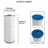 Filtre Spa | Diamètre Ø 17 cm | Longueur 392 mm | Avospas