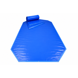 Couverture hiver bleue piscine 540 X 440 cm - Piscine ST BERNARD ST LOUIS Water'clip | Avospas