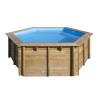 Pack Piscine Bois Hexagonale EWEN + Robot Laisy | Avospas