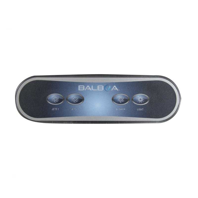 Tableau commande BALBOA AX40 avec étiquette